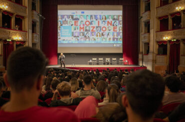 Progetti Scuola ABC: Massimiliano Bruno, Rancore, Giuliano Logos hanno incontrato oggi gli studenti al Teatro Argentina