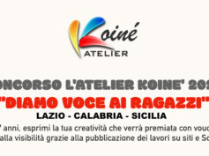 Concorso “L’Atelier Koiné 2024”: “Diamo voce ai ragazzi”