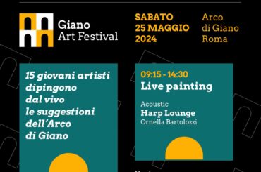 Giano Art Festival: il 25 maggio l’Arco di Giano si veste di arte contemporanea con il live painting