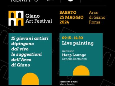 Giano Art Festival: il 25 maggio l’Arco di Giano si veste di arte contemporanea con il live painting