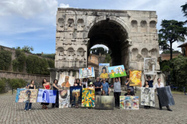 Successo artistico per il Giano Art Festival, un’iniziativa che veste di live painting un monumento della storia di Roma